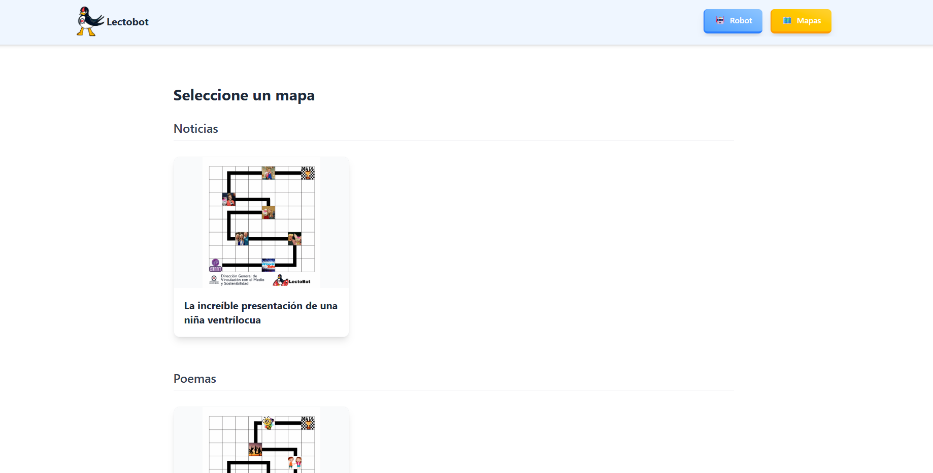 Paso 3: Selección de mapas